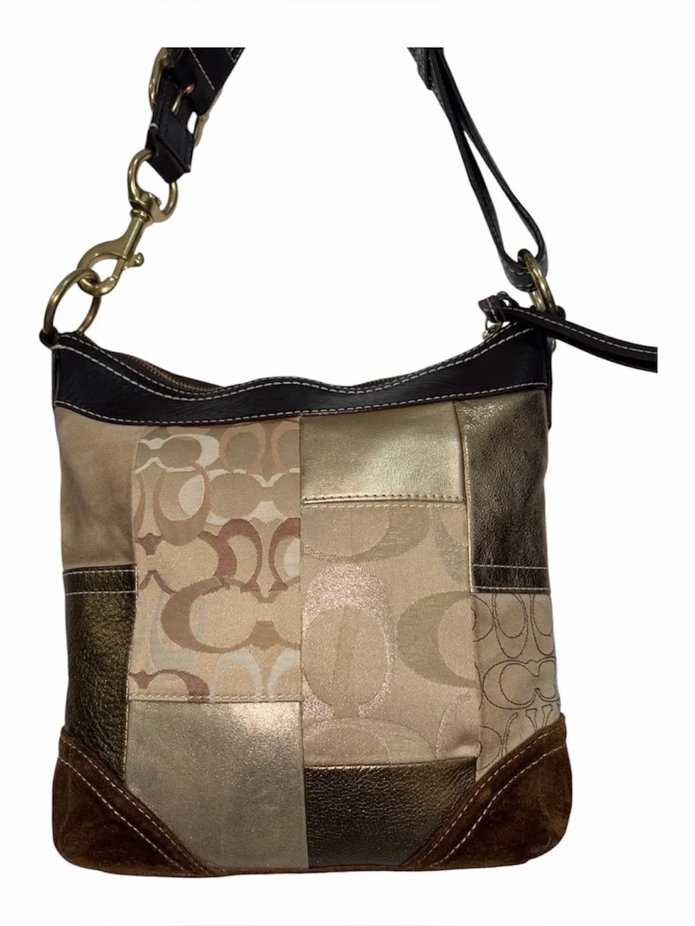 Coach Vintage Y2K 10387 Patchwork Hobo Bag